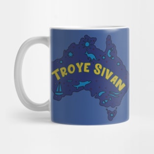 AUSSIE MAP TROYE SIVAN Mug